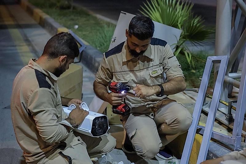 العتبة العباسية المقدسة تختتم أعمال تثبيت الكاميرات الذكية في محاور مدينة كربلاء