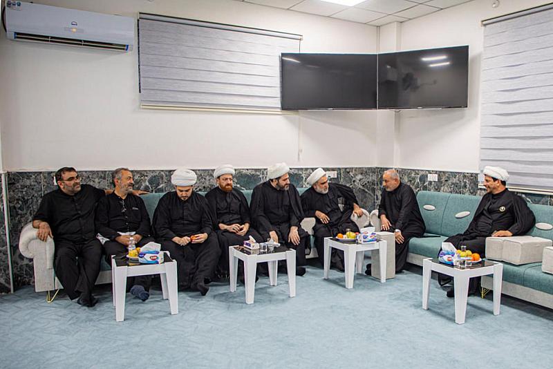 مدير مكتب وكيل السيد السيستاني في إيران يشيد بخدمات مجمّع أبي الفضل العباس (عليه السلام)