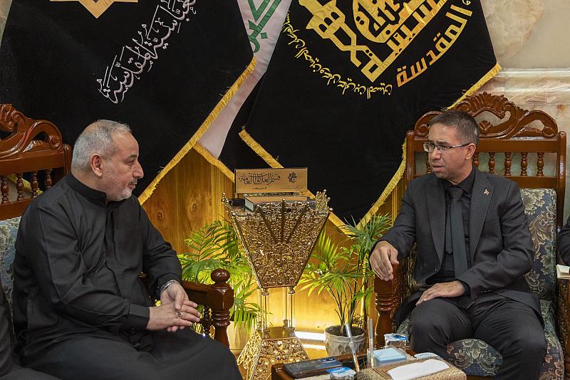 القنصل التركي يشيد بخدمات العتبة العبّاسية للزائرين خلال شهر محرّم