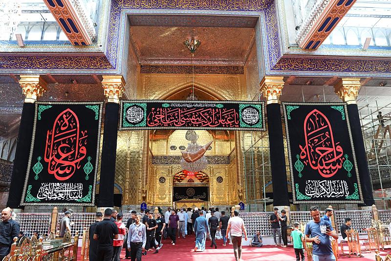 العتبة العباسية تكمل استعداداتها لرفع راية الحزن العاشورائي