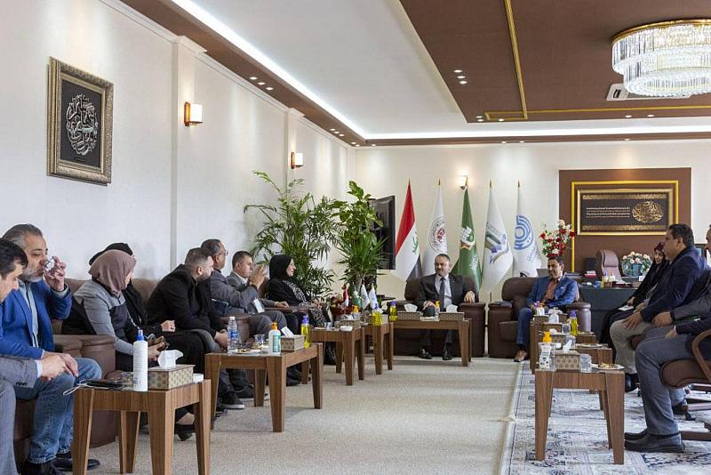 وفد وزارة التعليم العالي ونقابة طب الاسنان في سوريا يزور جامعة الكفيل