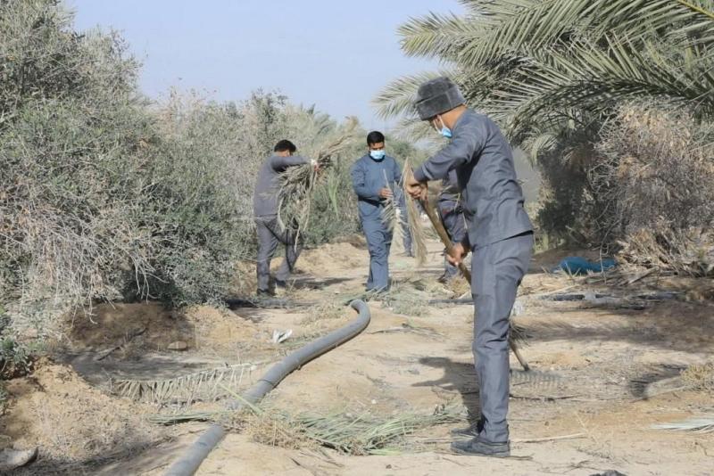 العتبةُ العبّاسية المقدّسة تنظّم حملة تنظيفٍ موسّعة للحزام الأخضر