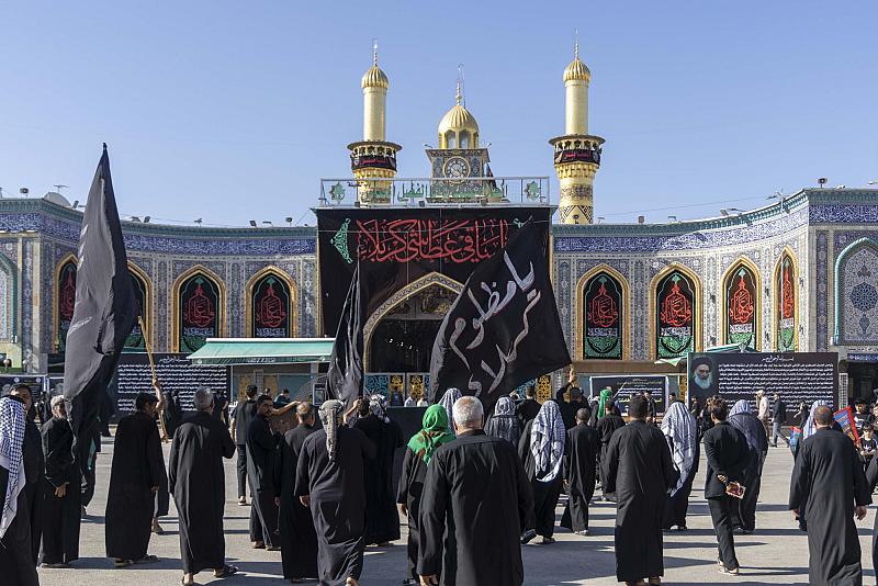 قسم الشعائر ينظم حركة المواكب العزائية بذكرى شهادة الإمام السجاد (عليه السلام)