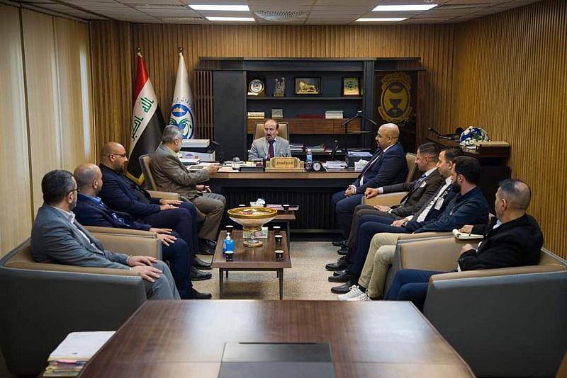 وفد العتبة العباسية يبحث مع وزارة الموارد المائية سبل التعاون وتنفيذ البرامج المشتركة