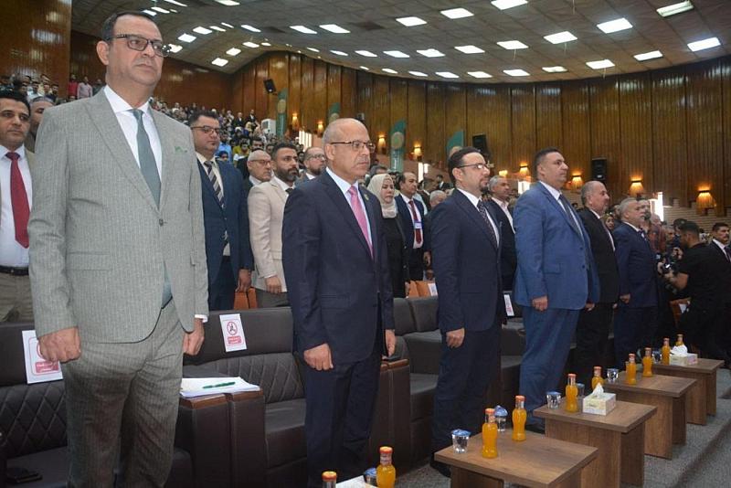 وفد قسم الشؤون الفكرية يحضر افتتاح المؤتمر التخصّصي للعلوم الإنسانية بجامعة المستنصرية