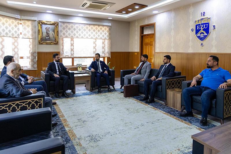 العتبة العباسية المقدسة تدعو جامعة أربيل التقنية إلى المشاركة في الحفل المركزي لتخرج طلبة الجامعات العراقية