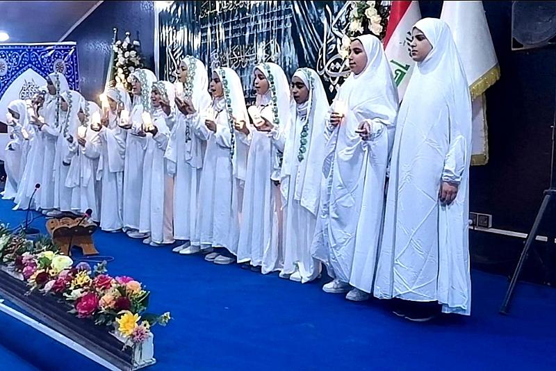 شعبة مدارس الكفيل الدينية النسوية تنظم حفلا بذكرى ولادة الإمام الحسن المجتبى (عليه السلام)