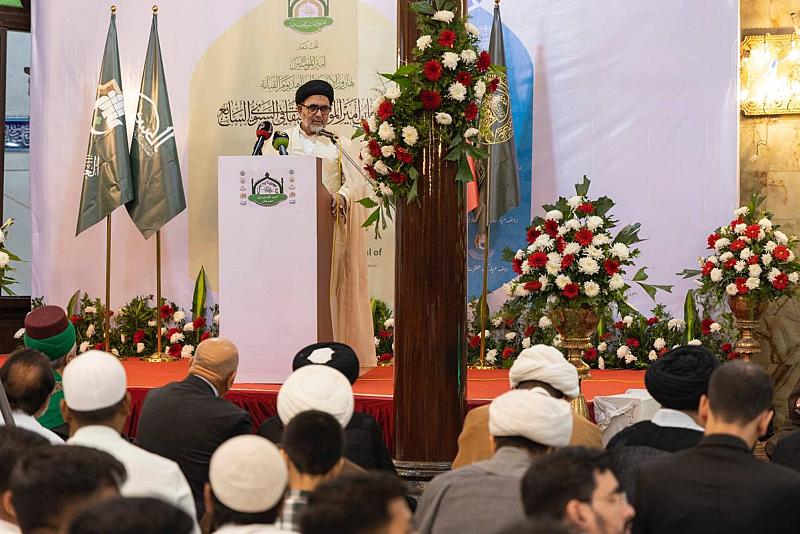 ممثل المرجعية الدينية العليا في الهند: نشكر العتبات المقدسة لإحياء ذكرى ولادة أمير المؤمنين (عليه السلام)