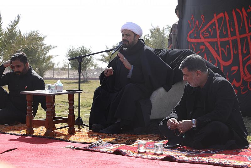 مشروع الحزام الأخضر يقيمُ مجلس عزاءٍ بذكرى وفاة السيّدة زينب (عليها السلام)