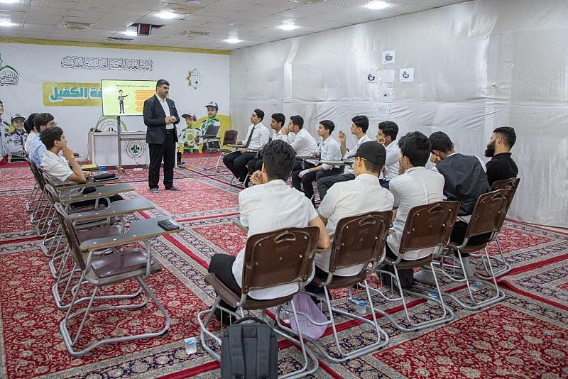 قسم الشؤون الفكرية ينظّم دورة تخصصية في القراءة السريعة لجمعيّة كشّافة الكفيل
