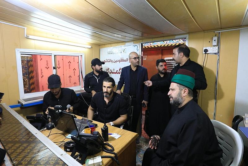 قسم العلاقات العامة يجري جولة على مراكز إرشاد التائهين والمفقودين