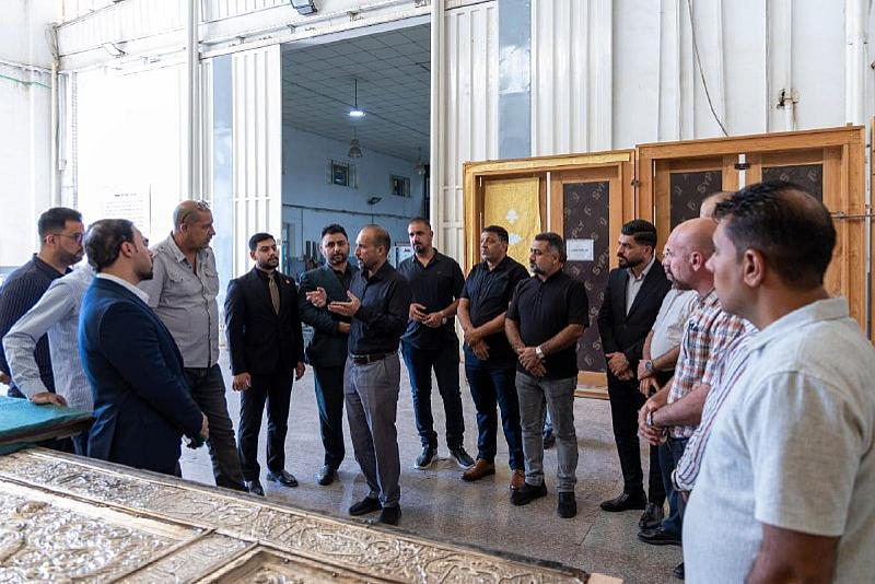 وفد أكاديمي من جامعة ميسان يطلع على مشاريع العتبة العباسية المقدسة ويشيد بخدماتها