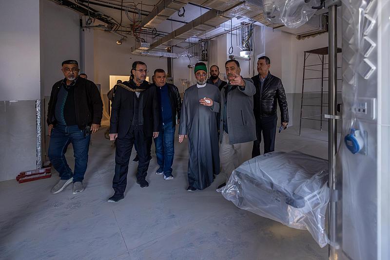 الأمين العام يطّلع على مراحل الإنجاز في مشروع مستشفى الزكي التخصّصي بمحافظة بابل