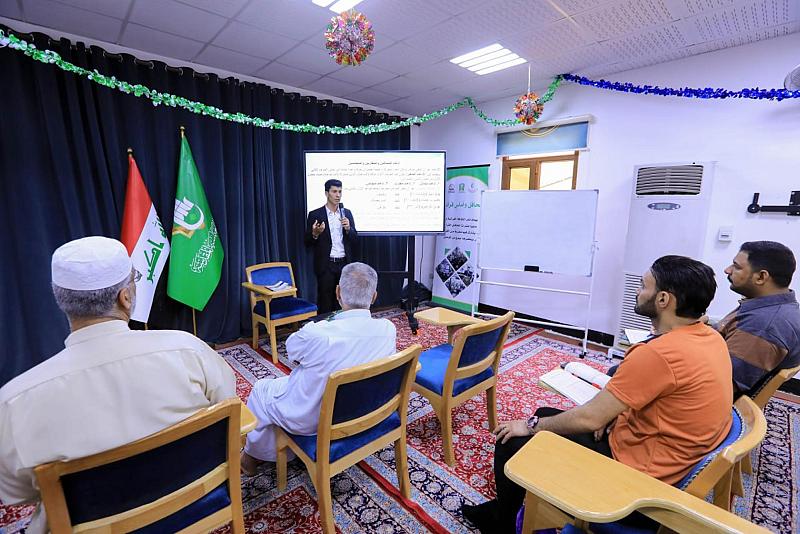 طلبة المجمع العلمي يستأنفون دروسهم القرآنية في كربلاء