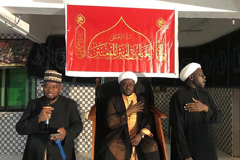 قسم الشؤون الفكرية يقيم مجلس عزاء حسيني في دولة غانا