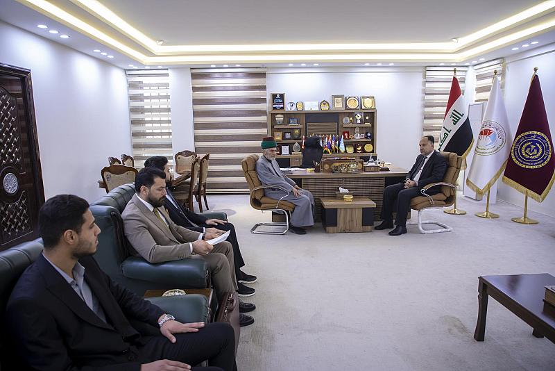 العتبة العباسية المقدسة تقدم دعوة لجامعة الفرات الأوسط التقنية للمشاركة في حفل التخرج المركزي الخامس