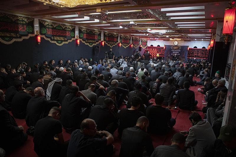 قسم المضيف يقيم مجلس العزاء السنوي الثالث بذكرى شهادة الإمام الحسين (عليه السلام)