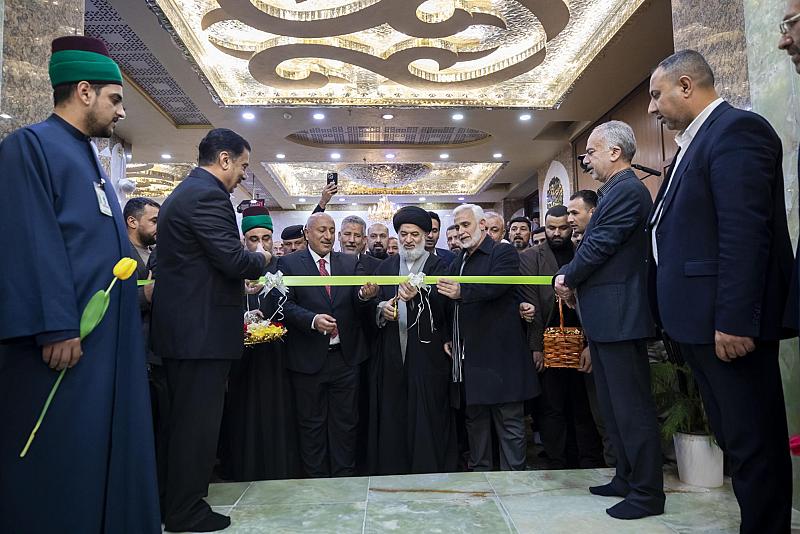 السيدُ الصافي يفتتح سردابي الإمامين الحسين والجواد (عليهما السلام)