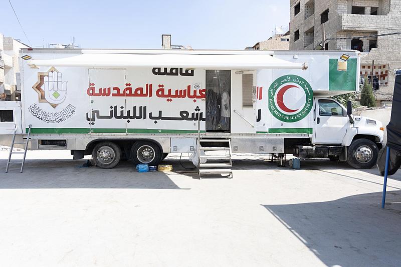 مستشفى العتبة العباسية الميداني في سوريا يقدّم خدماته لـ10 آلاف مستفيدٍ من النازحين اللبنانيّين