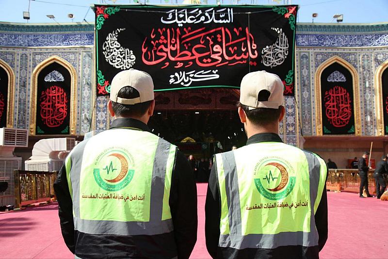 مركز الكفيل يواصل تنفيذ برنامج الإخلاء الطبّي الخاصّ بزيارة عاشوراء