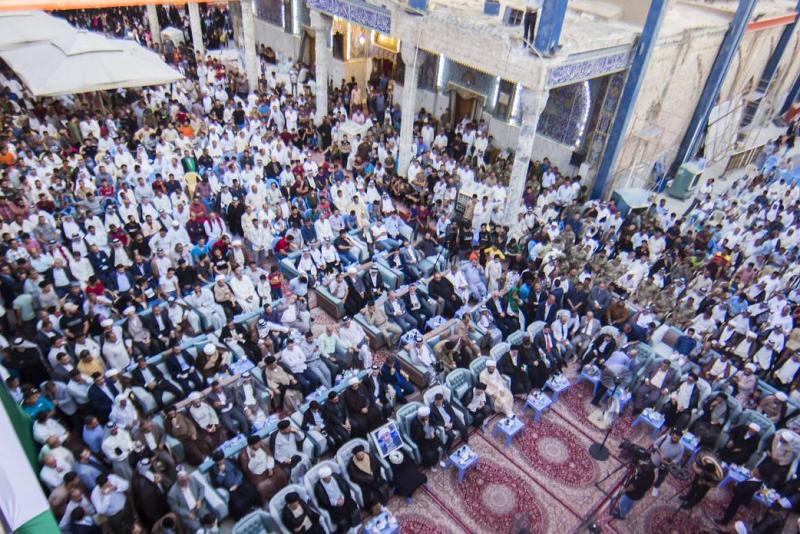 الأمانةُ الخاصّة لمزار السيّد القاسم بن الكاظم (عليهما السلام) تحتفي باستلام مفتاح الشبّاك الجديد للمزار بحفلٍ بهيج