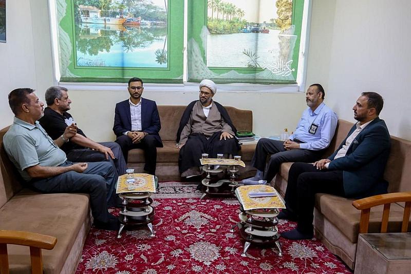 قسم شؤون المعارف يلتقي وفدًا من مسجد خطوة الإمام علي (عليه السّلام)