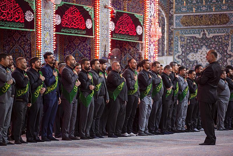 منتسبو العتبتين المقدستين يحيون ذكرى شهادة السيدة الزهراء (عليها السلام)
