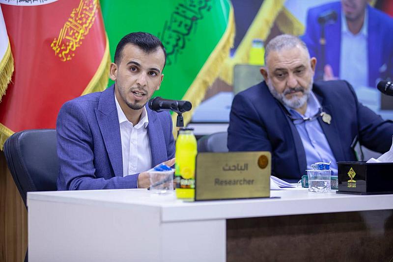 بحث علمي يناقش الاستراتيجية الحجاجية في خطب الإمام الحسن (عليه السلام)