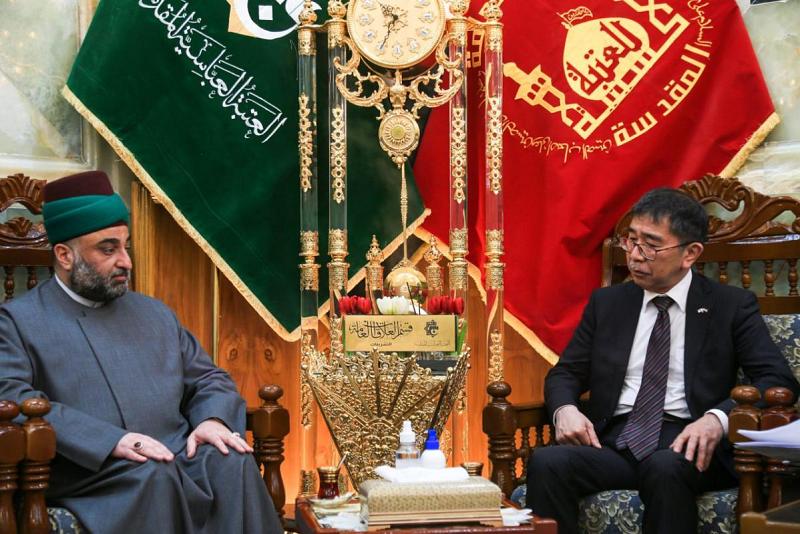 السفيرُ اليابانيّ في العراق: مشاريعُ العتبة العبّاسية المقدّسة أثارت إعجابي ولفتت انتباهي