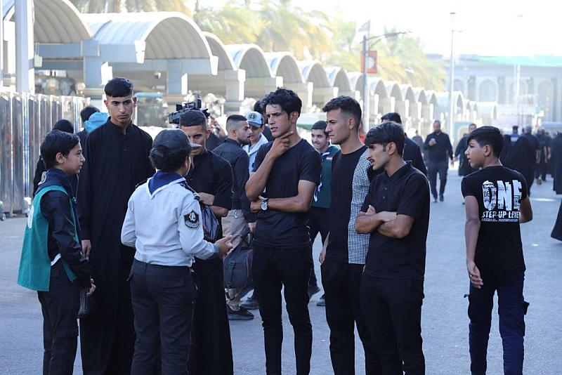 بمشاركة (100) شاب.. جمعية كشافة الكفيل تواصل تقديم خدماتها لزائري عاشوراء