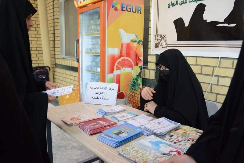 مركزُ الثقافة الأسريّة يقدّم أكثر من 300 استشارةٍ وخدماتٍ أُخَر خلال زيارة الأربعين