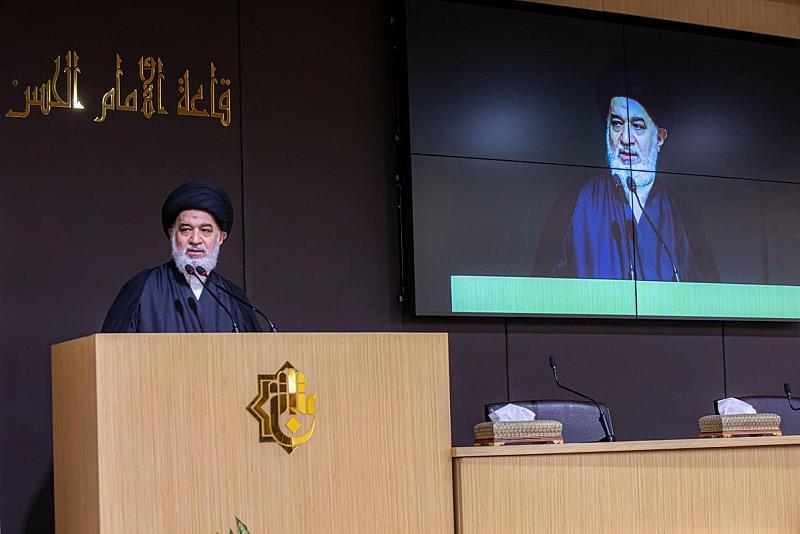 السيد الصافي: المرجعية الدينية حوّلت حزن العراقيين إلى سعادة وخوفهم إلى طمأنينة وثبات