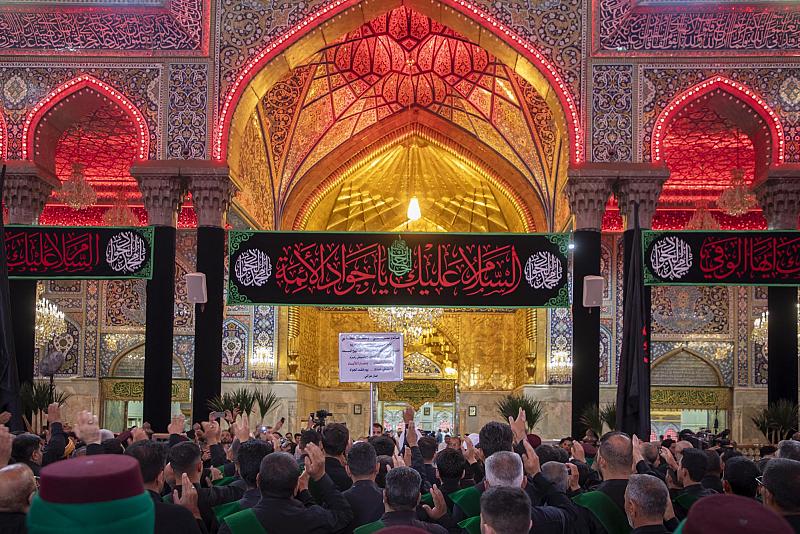 خَدمَة العتبتين المقدستين يحيون ذكرى شهادة الإمام الجواد (عليه السلام) عَبرَ موكب عزاء موحّد