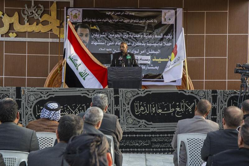 بحفلٍ تأبينيّ: قسمُ ما بين الحرمين الشريفين يستذكر أحد شهدائه الملبّين لنداء المرجعية والوطن..