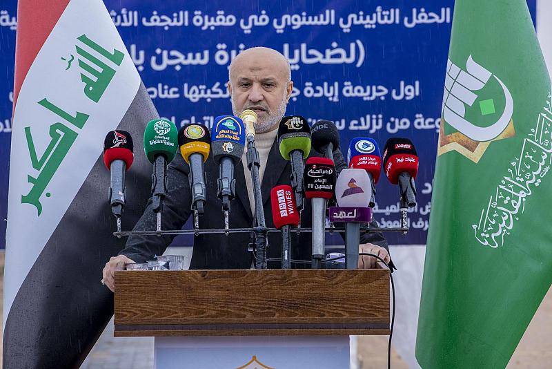 ممثّل رئيس الوزراء: مقبرة روضة جنّة الكفيل تمثّل أسمى صور احترام حقوق الإنسان