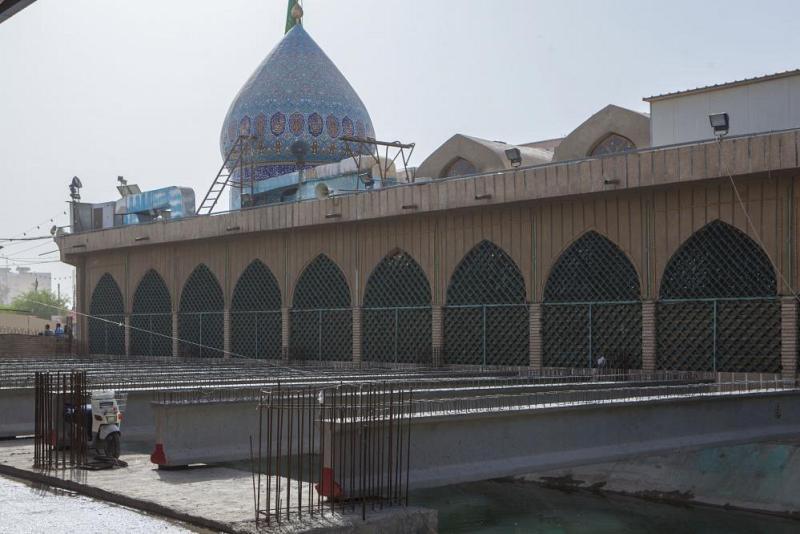 بالصّور: العتبةُ العبّاسية المقدّسة تُباشر بمشروع توسعة مقام الإمام المهدي(عجّل الله فرجه الشريف)..