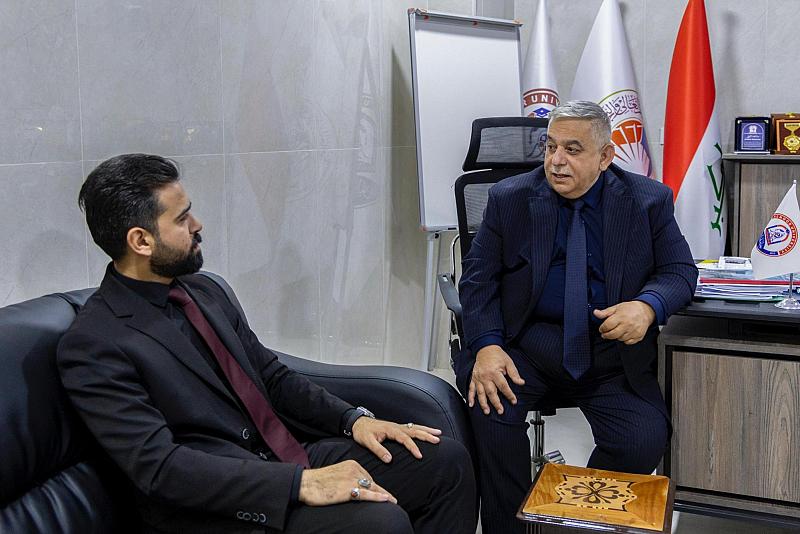 العتبة العباسية المقدسة تقدم دعوة لجامعة النور للمشاركة في الحفل المركزي لتخرج طلبة الجامعات العراقية