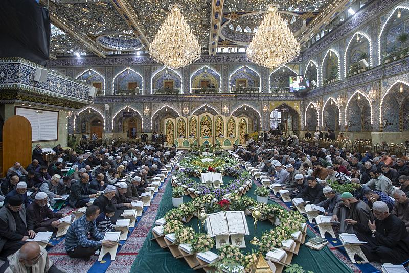الختمة القرآنية الرمضانية المركزية المرتّلة تشهد مشاركة طلبة العلوم الدينية