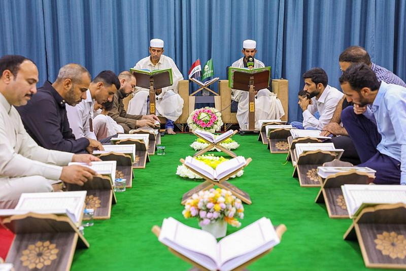 المجمع العلمي يواصل تنظيم الختمة القرآنيَّة الأسبوعية في الحمزة الشرقيِّ