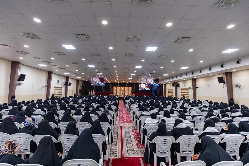 شعبة مدارس الكفيل الدينية النسويّة تقيم المحفل القرآنيّ لختام الختمات القرآنية