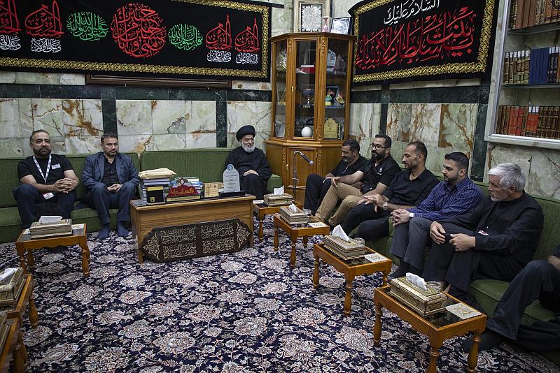 السيد الصافي يلتقي وفد منظمة الإمامية الطبية العالمية