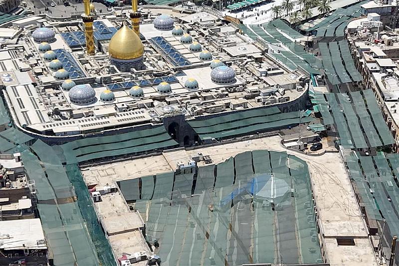 العتبة العباسية المقدسة تهيئ صحن أم البنين (عليها السلام) لزائري الأربعين