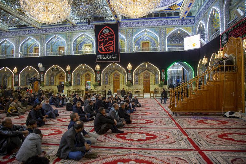 العتبةُ العبّاسية المقدّسة تنظّمُ محاضراتٍ عزائيّة بذكرى شهادة السيّدة الزهراء (عليها السلام)