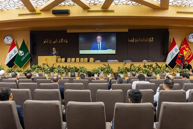 إلقاء البيان الختامي لمهرجان فتوى الدفاع المقدسة الثقافي العاشر