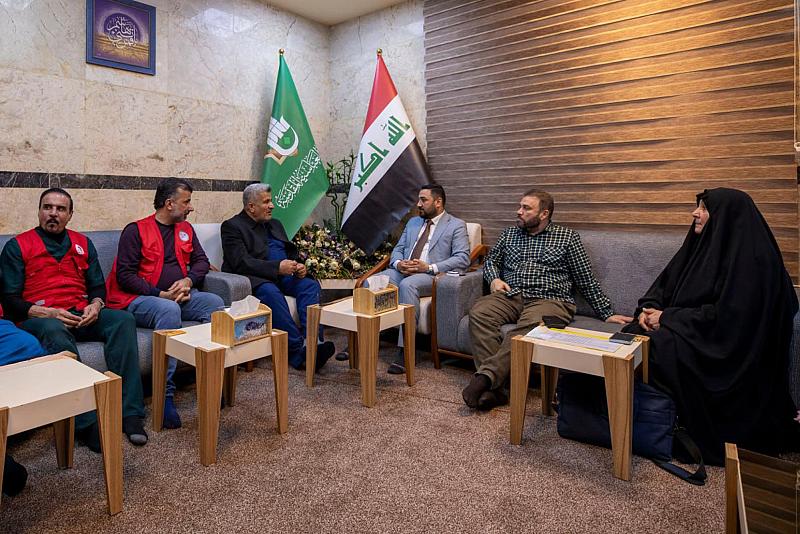 مركز السيد جعفر الحلي يستقبل المدير العام لمديرية العمليات والخدمات الطبية في وزارة الصحة