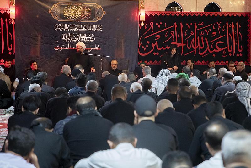 قسم المضيف يقيم مجلس عزائه السنوي بذكرى شهادة الإمام الحسين (عليه السلام)