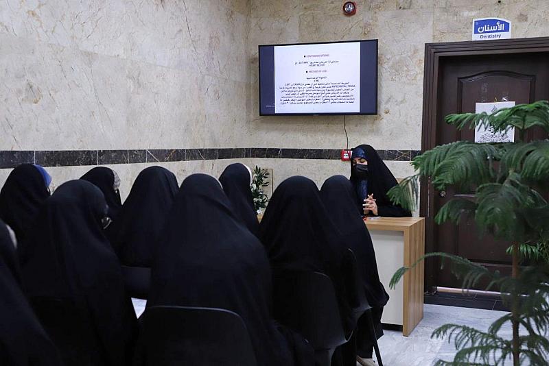 قسم الشؤون الطبية يقدّم محاضراته التدريبية لتطوير مهارات ملاكاته وكفاءتها العلمية