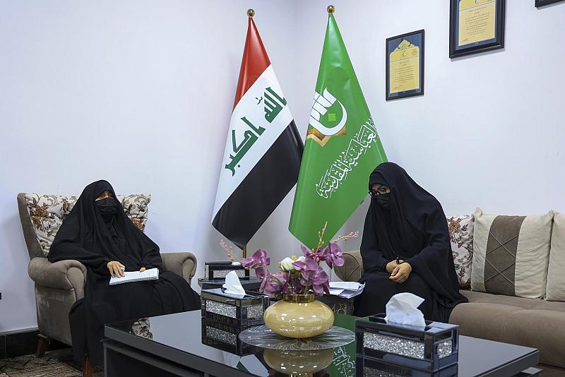 اللّجنة الإعلامية تناقش خطة مهرجان روح النبوّة العالمي وحفل تخرج طالبات الجامعات العراقية