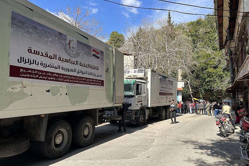 مدير مستشفى جبلة السورية يشيد بجهود العتبة العباسية في توفير المستلزمات الطبية