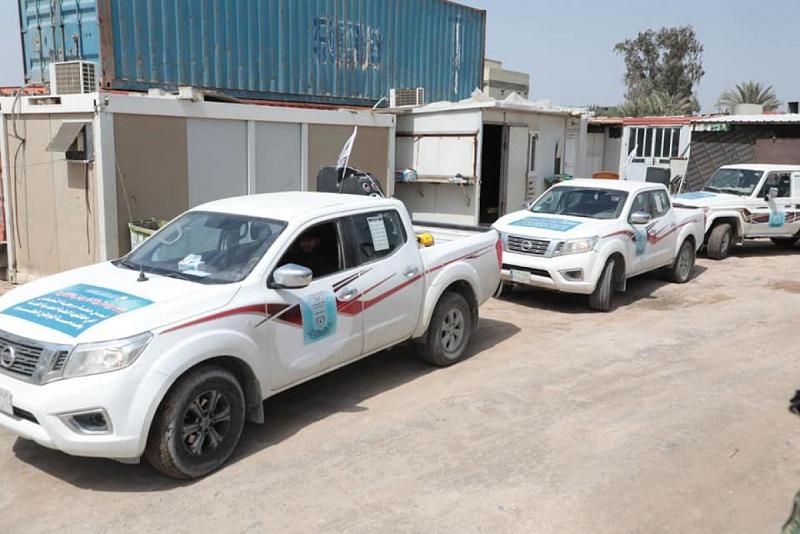 فرقةُ العبّاس في محافظة كربلاء المقدّسة تستهلّ مشوارها ضمن حملة مرجعيّة التكافل لإغاثة العوائل المتعفّفة والمتضرّرة